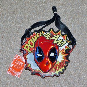 Marvel Comics Danielle Nicole Deadpool Pop Art Diecut Crossbody Purse Bag